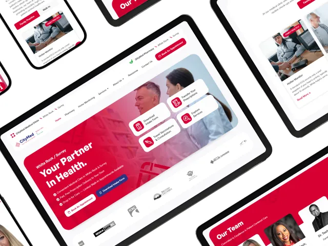CityMed doctor profile card pattern